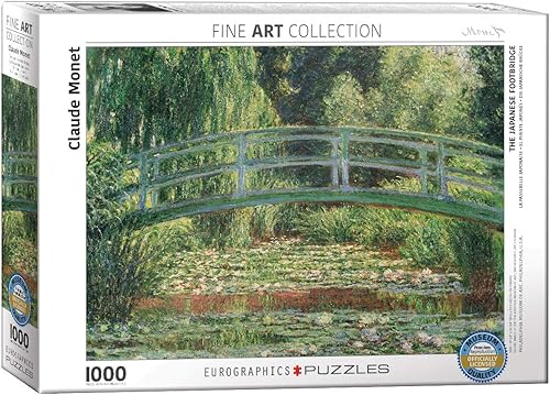 Eurographics The Japanese Footbridge de Claude Monet 1000Pieza Puzzle