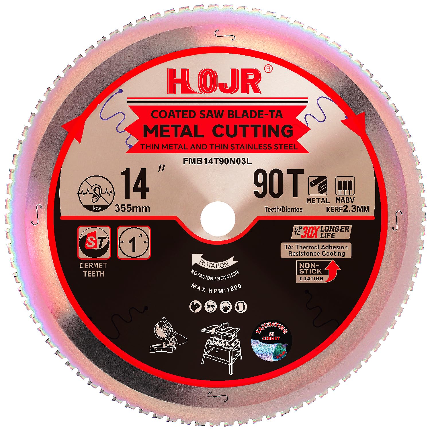 Metal Cutting Circular Saw Blade - 60 Tooth -8 Metal Cutting Circular Saw Blade - 60 Tooth -8