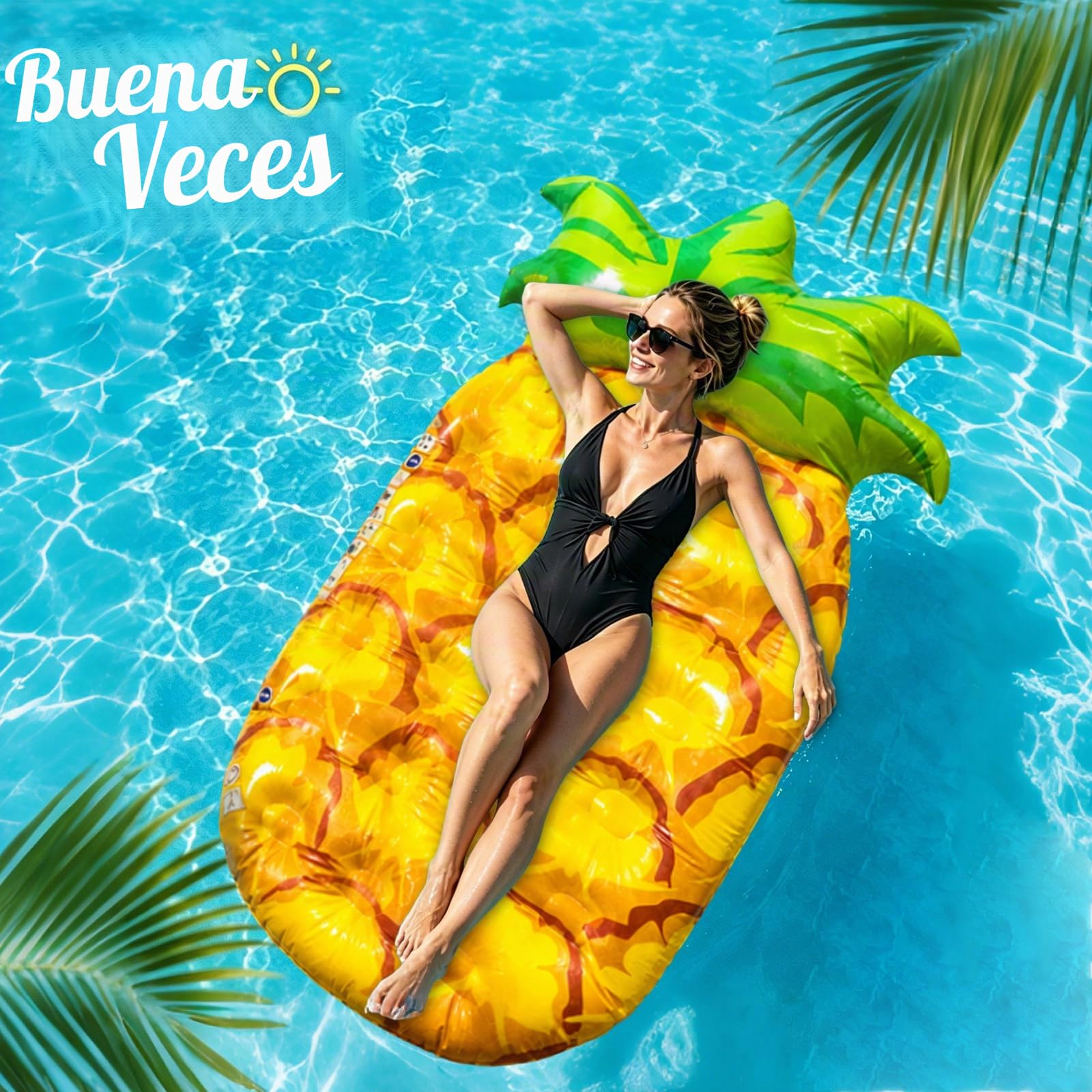 Colchoneta Piscina, Colchon Hinchable, 69 In, Colchoneta Playa, Colchón Hinchable Piscina, Colchonetas Piscina, Hinchables Piscina, Hinchables para Piscina, para Adultos y Niños