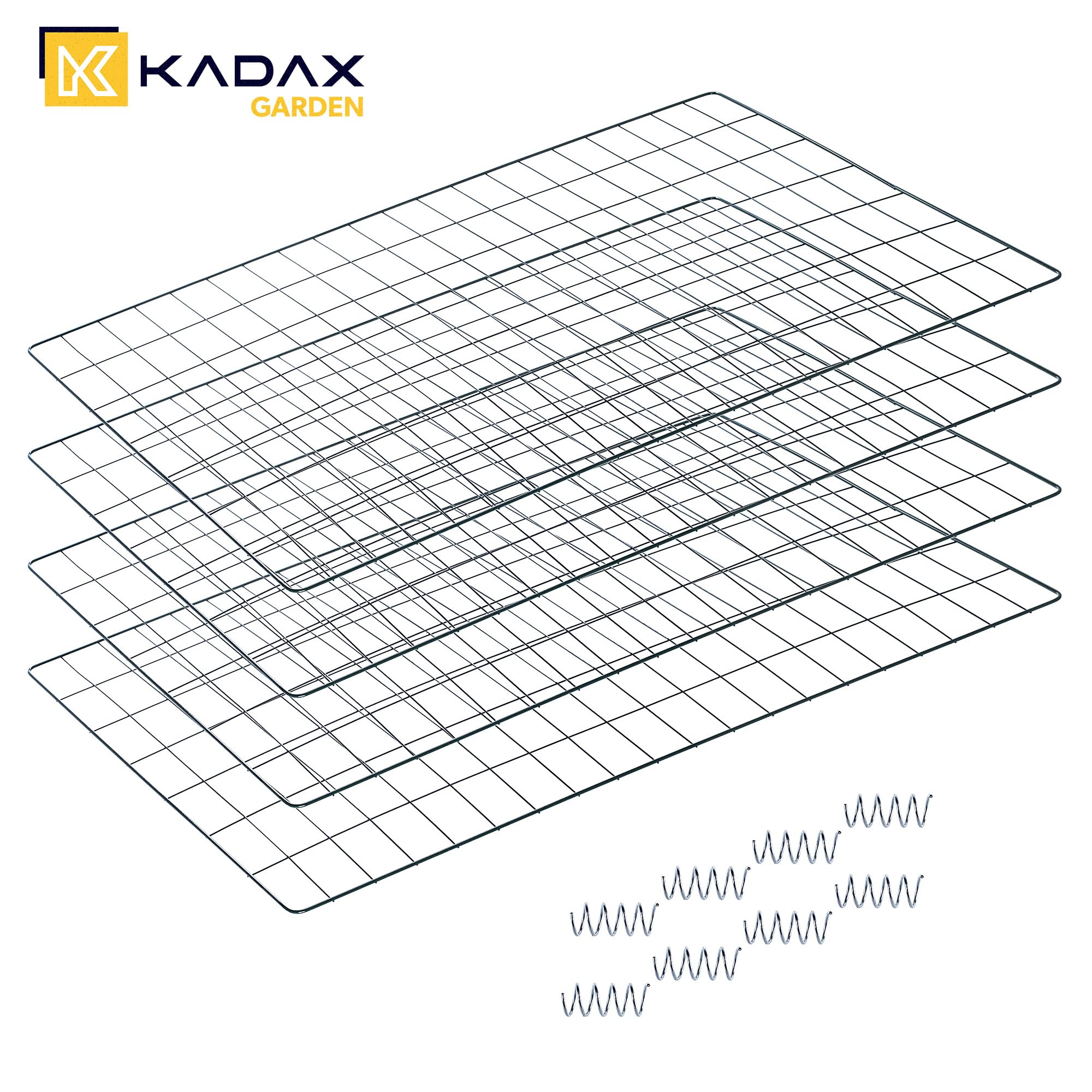 KADAX Kompostownik z siatki metalowej 70x90cm Dobra wentylacja i stabilność, odporny na warunki pogodowe, szybkie kompostowanie liści oraz skoszonej trawy