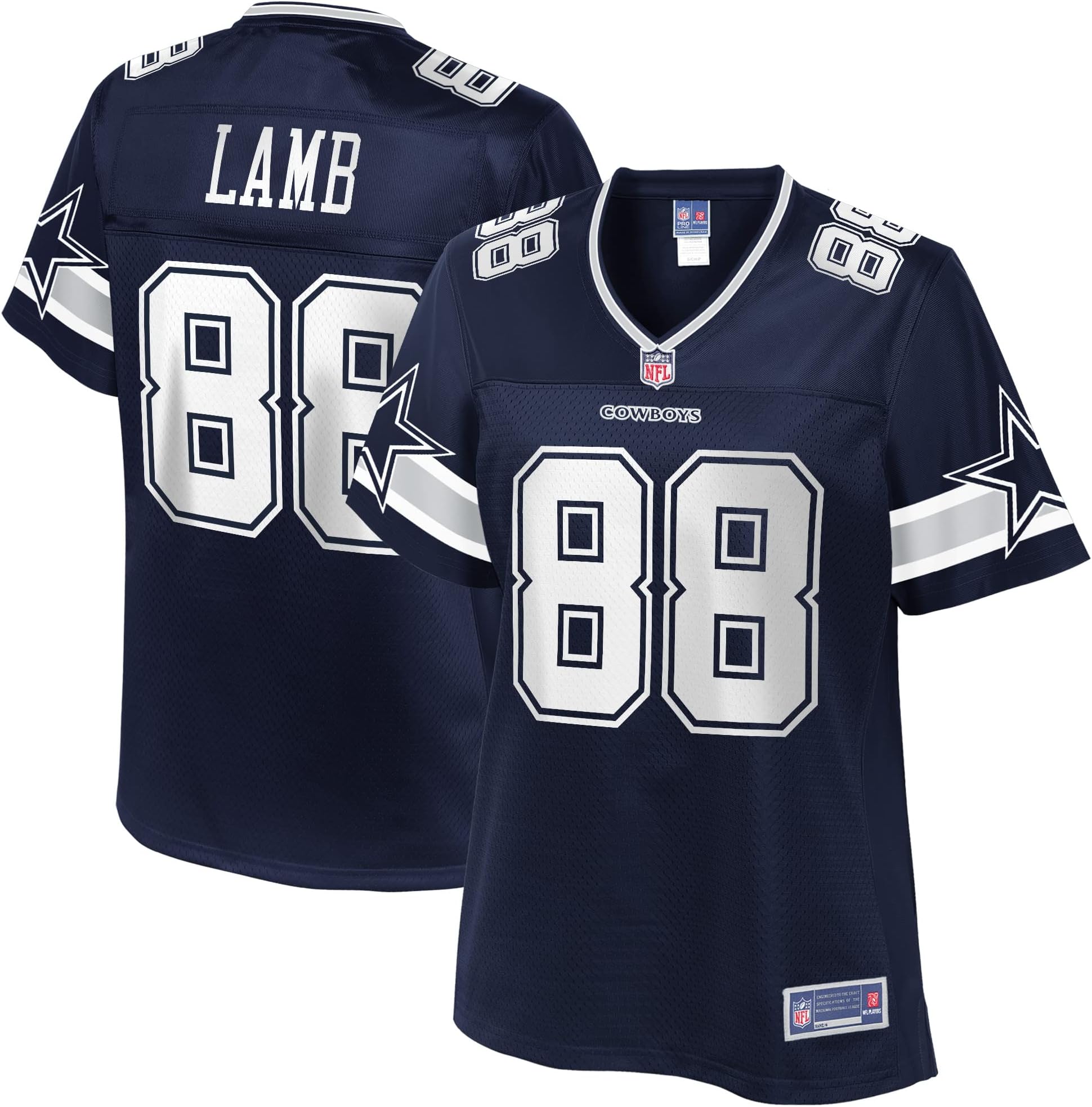 Women's CeeDee Lamb Navy Dallas Cowboys Team Replica Player Jersey