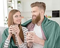 Vista 401 de Utopia Bedding - Manta de vellón de lujo, mullida, antiestática; manta de suave microfibra de 8.8 oz/yd² (300 g/m²) para cama; tamaño individual