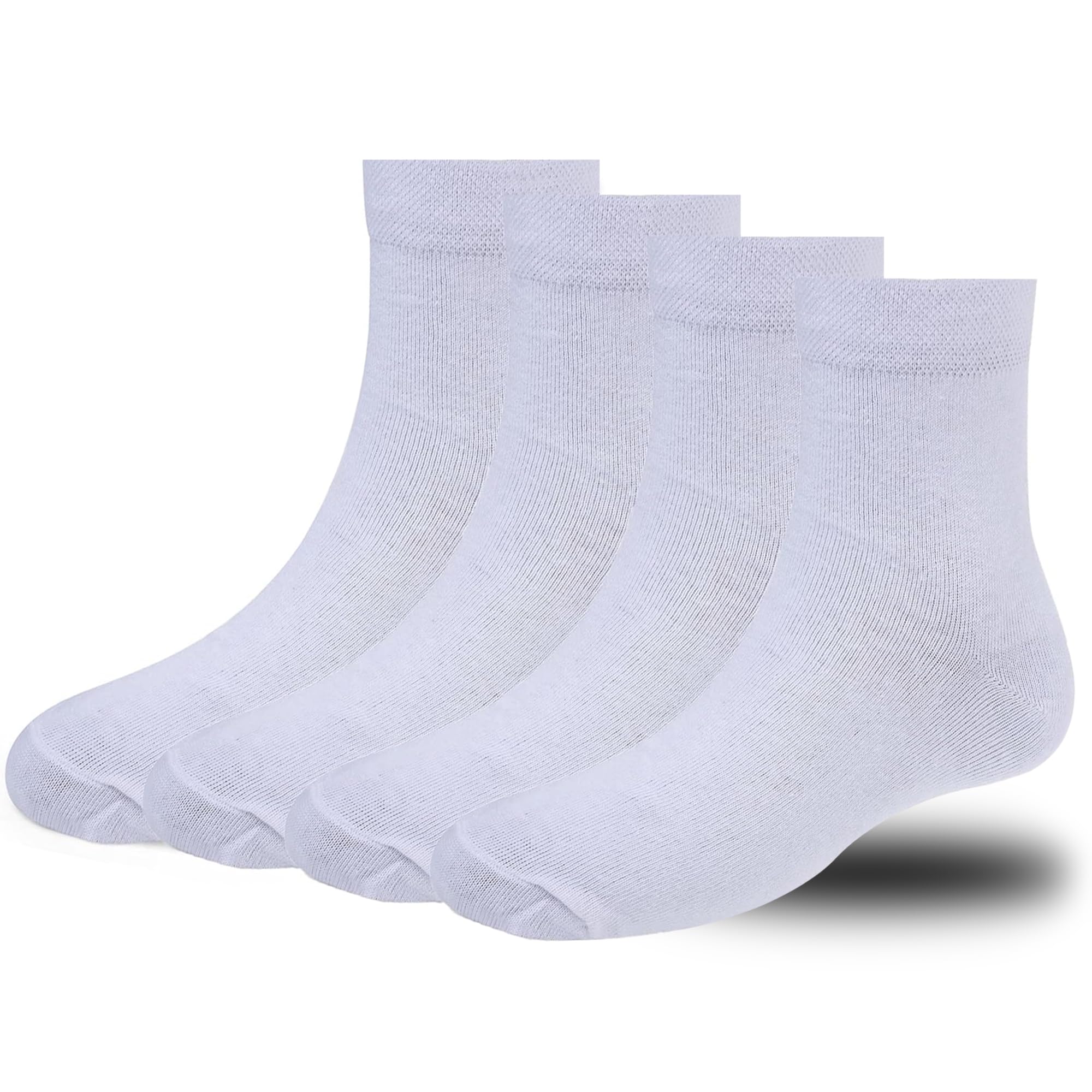 Unisex Ankle Length Cotton Socks Pack of 4-image-31