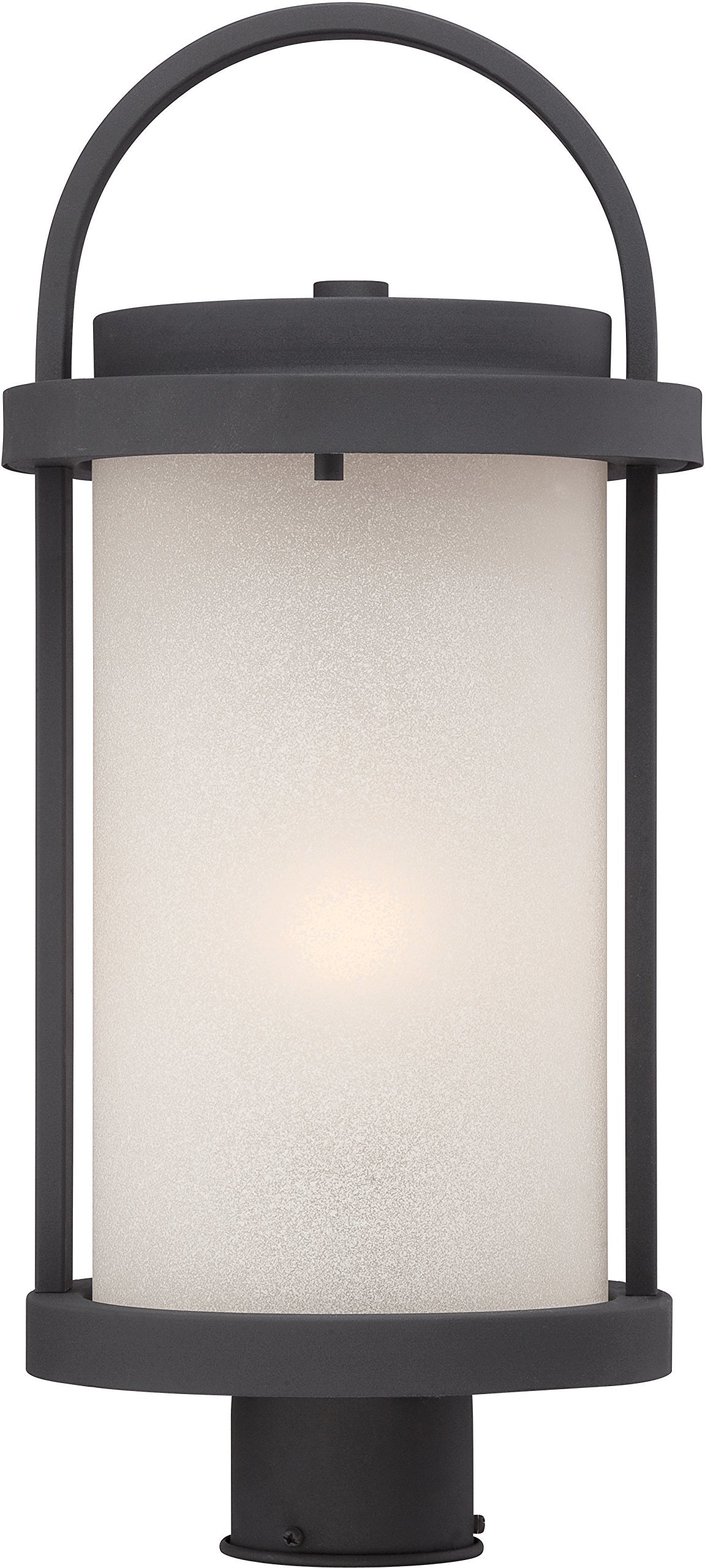 Nuvo Lighting 62/654 Transitional One Light Outdoor Wall Mount from Willis Collection in Black Finish