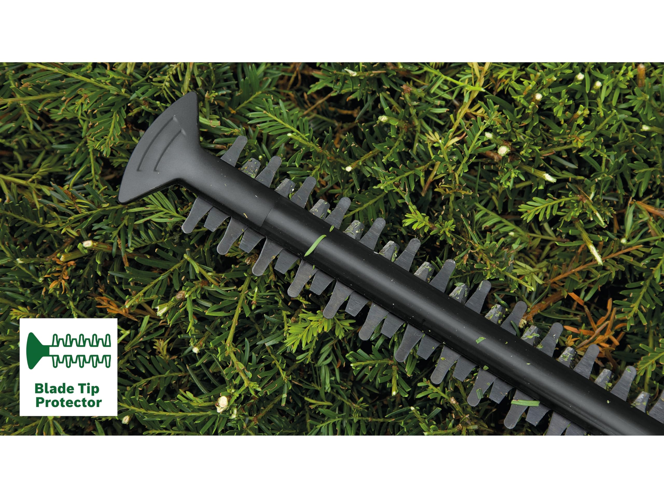 Bosch Akku Heckenschere EasyHedgeCut 18-45 (1 Akku 2,0 Ah, 18-Volt-System, Messerlänge 45 cm, im Karton)