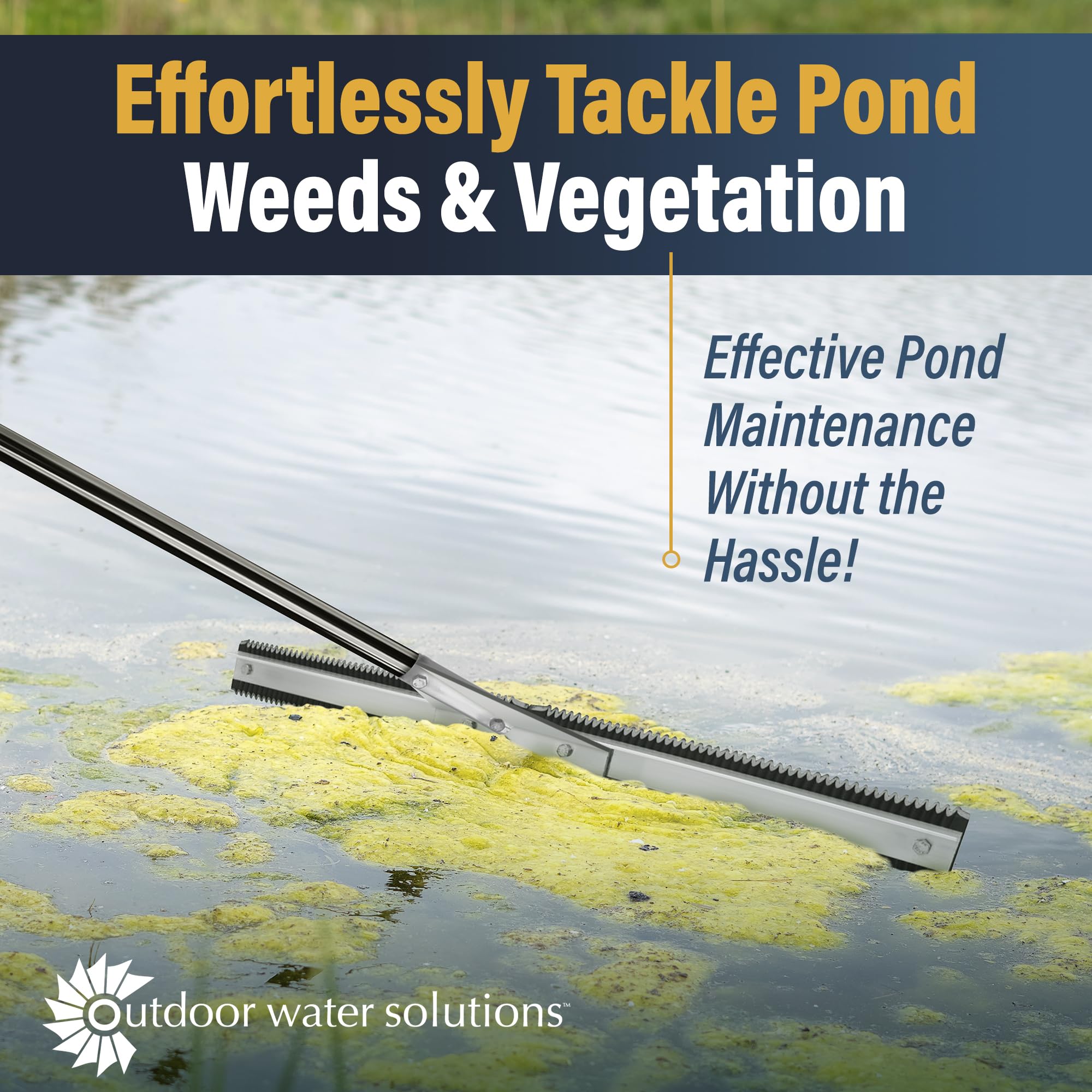 Outdoor Water Solutions PSP0211 Heavy Duty Aquatic Weed Cutter