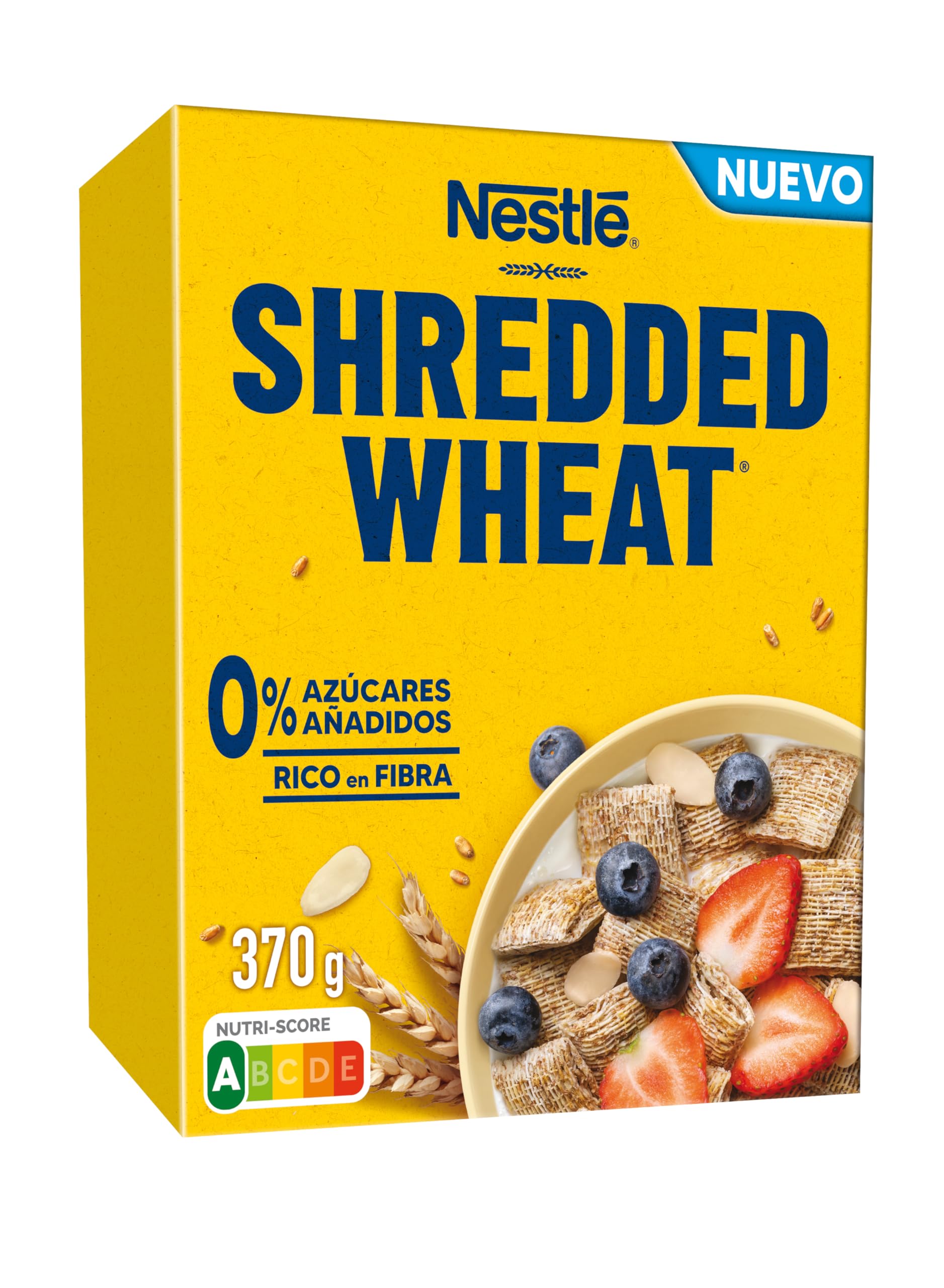 Cereales Nestlé Shredded Wheat, 7 estuches de 370g