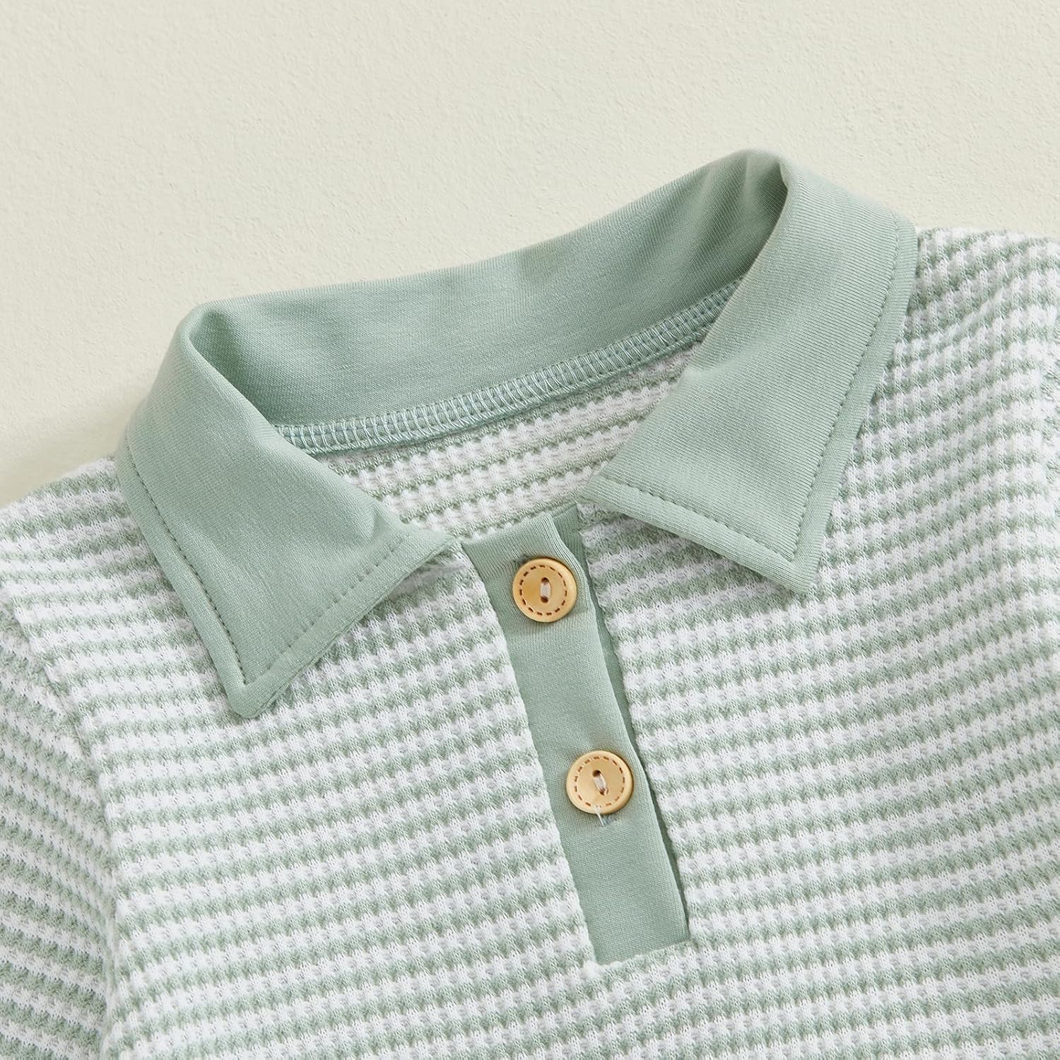 VISGOGO Baby Boy Clothes Toddler Fall Winter Outfit Sweater Toddler Boy Striped Clothes 6 12 18 Months 2 3T 4T Pant Set - Image 6