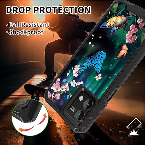 Miniatura 6 de Funda para Motorola Moto G Stylus 5G 2023 de 6.6 pulgadas, diseño de noche de bosque a prueba de golpes para Motorola Moto G Stylus 2023, funda de