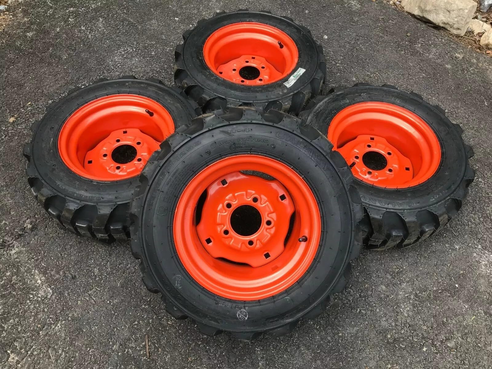 バドルストン8インチtype 12 1) Galaxy Tires Heavy Duty 23X8.50-12 XD2010 Skid Steer Tires on