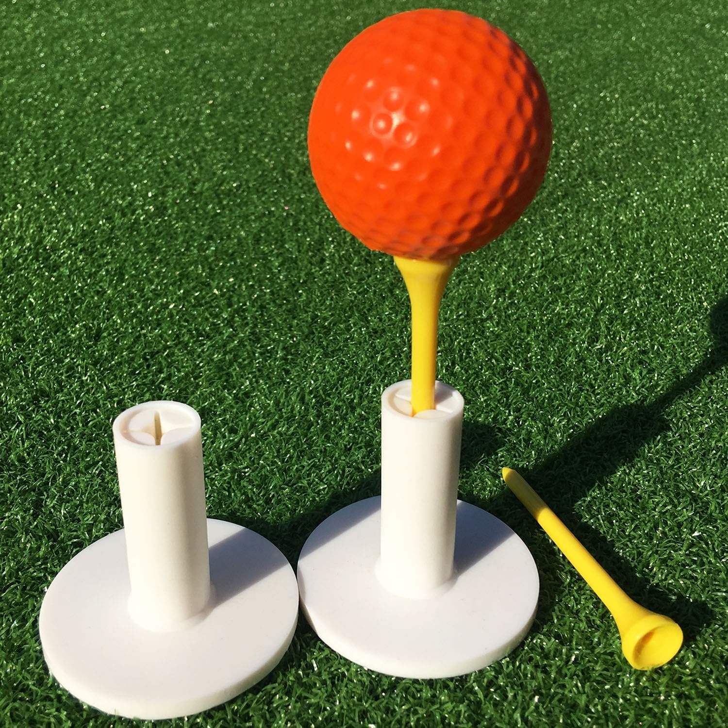 SkyLife Golf Rubber Tee Holder Set 2inch 2 Count for