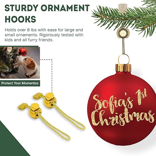 Miniatura 3 de ORNAMENT ANCHOR Ganchos de adorno para colgar decoraciones de Navidad, ganchos antideslizantes para Navidad, ganchos resistentes para colgar adornos