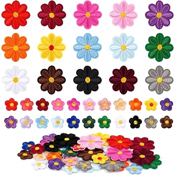 37 pieces iron-on patches flower patches children iron-on patches