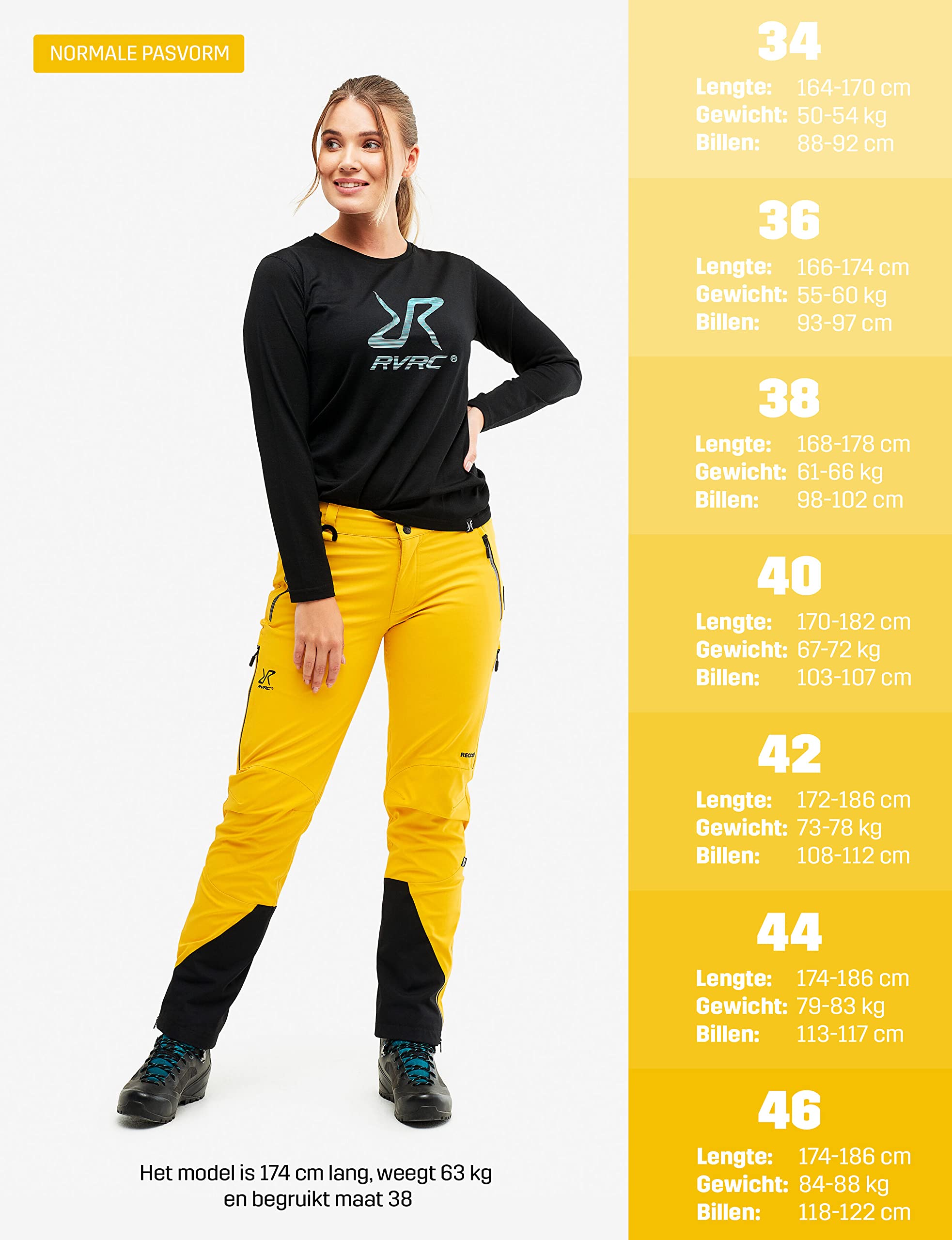 RevolutionRace Cyclone Rescue Pants para Mujer, Pantalones Impermeables, Senderismo