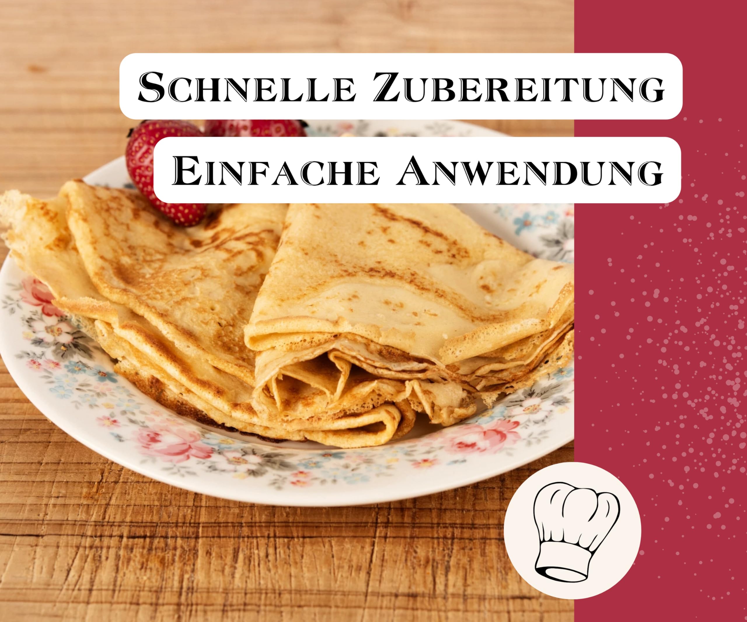 Best Back Crêpes Backmischung 5 kg, 5er Pack (1kg)