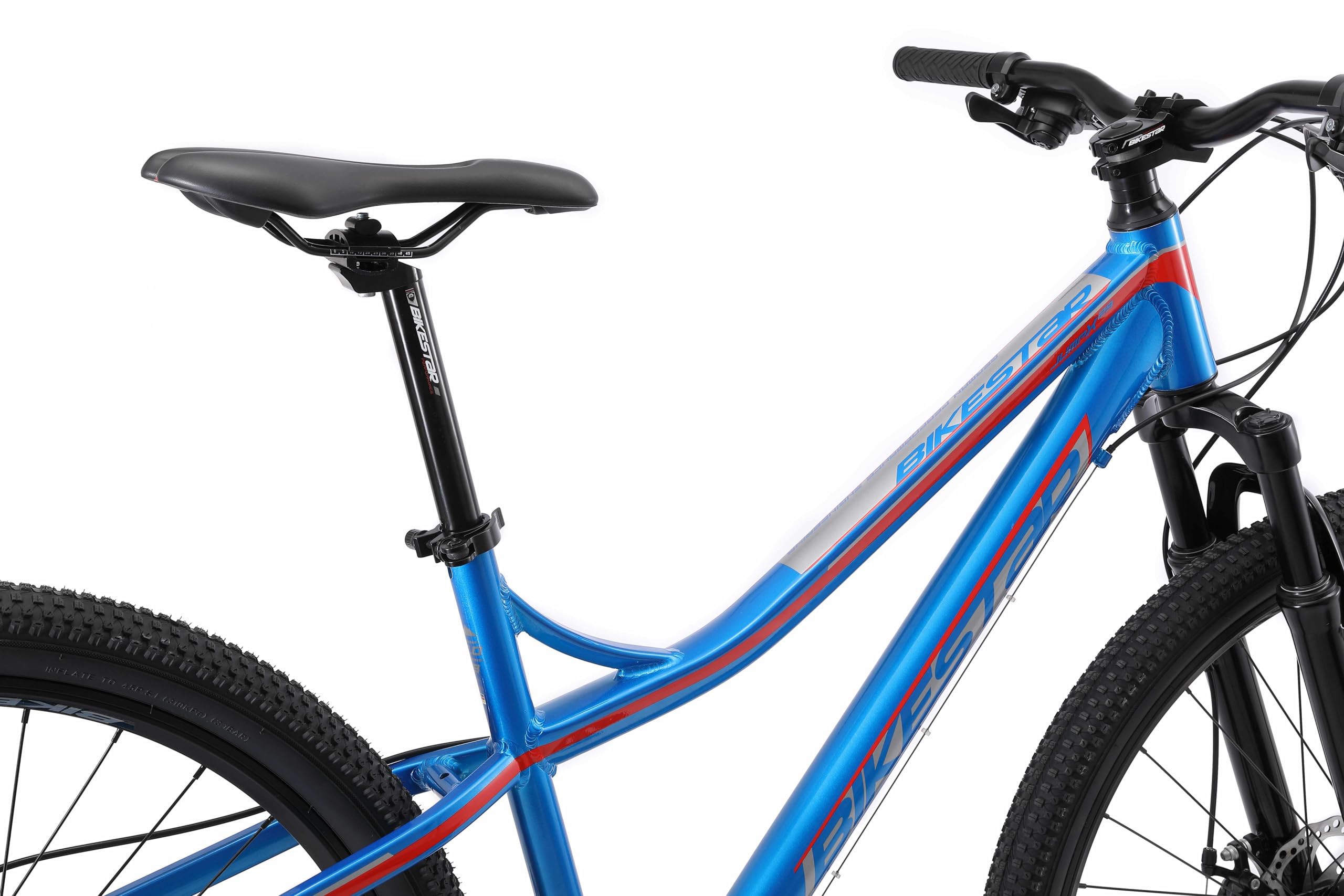 BIKESTAR Bicicleta de montaña Hardtail de Aluminio, 21 Marchas Shimano 26, 27.5, 29" Pulgadas | Mountainbike con Frenos de Disco Cuadro 16, 17, 18" MTB