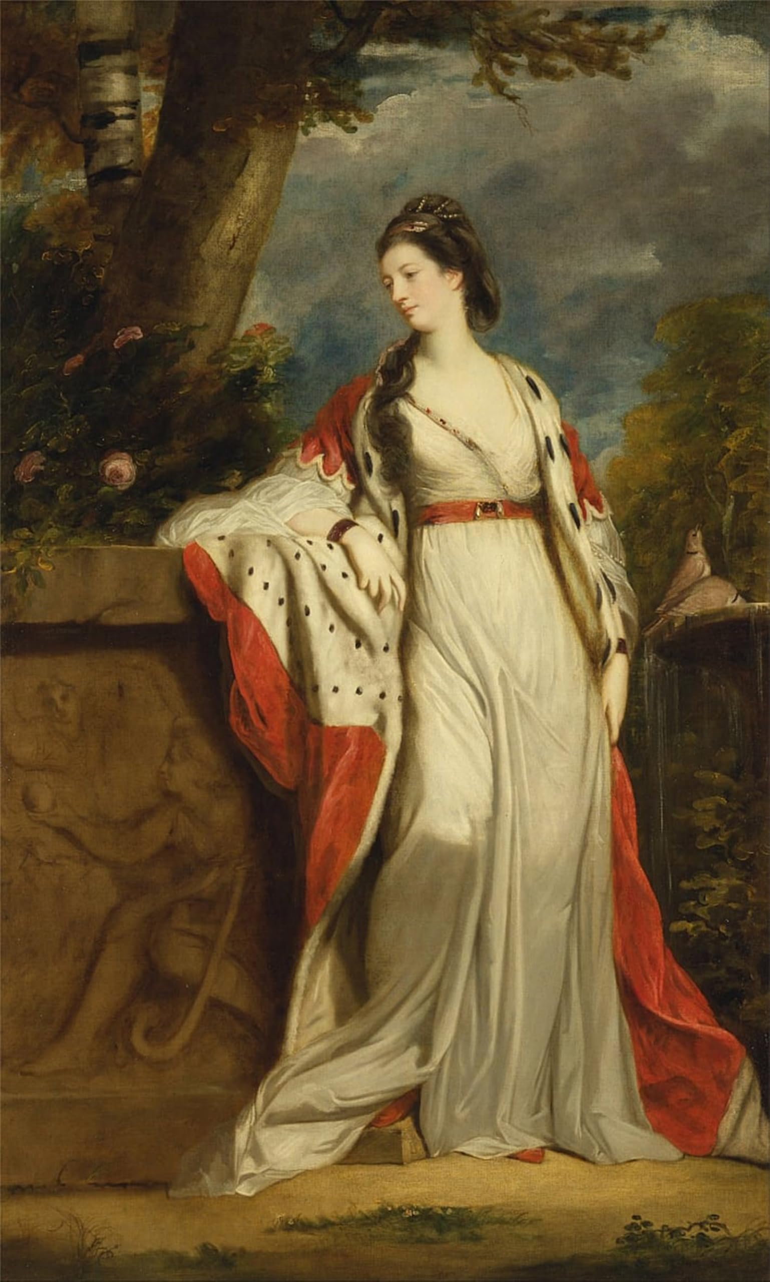 POSTERIIk Famous Modern Artwork Art Mural Elizabeth Gunning Duchess of and Argyll by Joshua Reynolds Oil Paintings Pictures for Home Decor 60x90cm