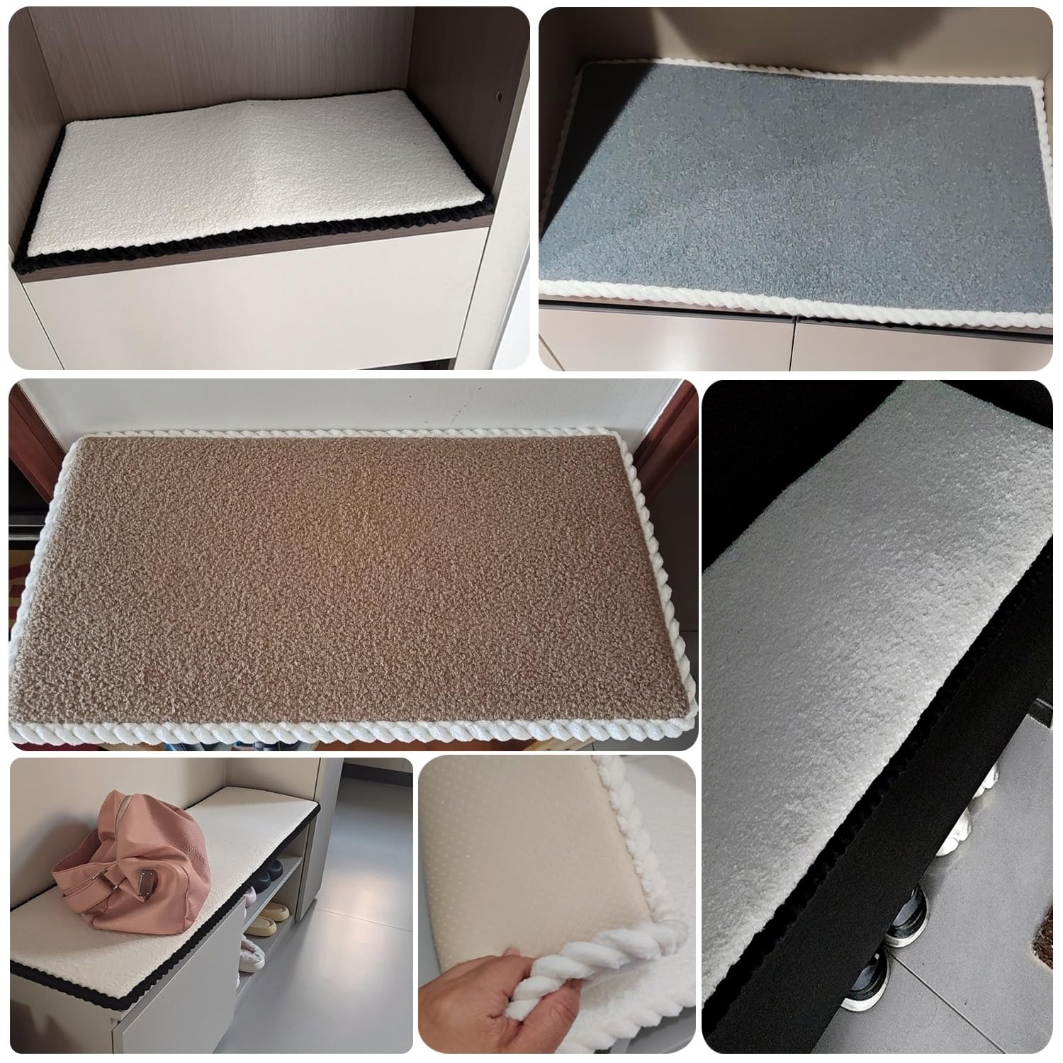 Poduszka na ławkę do wewnątrz, 120/150/80/90/100x30/35/40/50 cm, 2/3-osobowa, prostokątna, do szafek na buty, sofy, długie krzesła i meble na werandę (R4, 40 x 190 cm)
