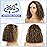 Eyefanniy Glueless Wigs Human Hair pre plucked Pre Cut Blonde Highlights Short Curly Bob Lace Front Wigs for Black Women 4x4 Lace Closure Wig with Elastic Band for Beginners 10 Inch