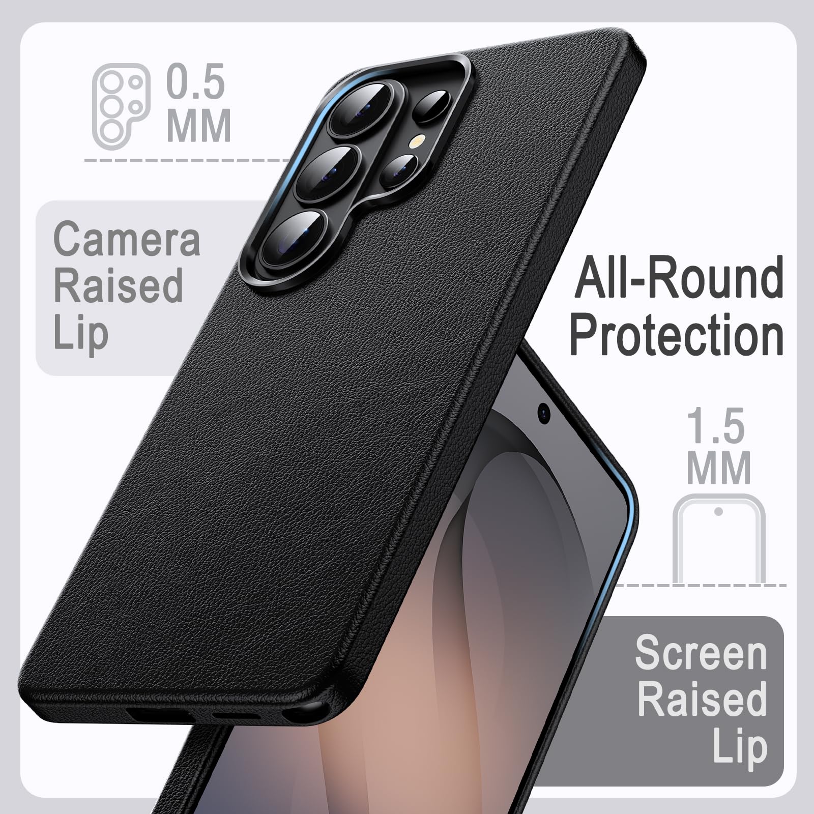 Samsung Galaxy S26 Ultra Vegan Leather Case -6