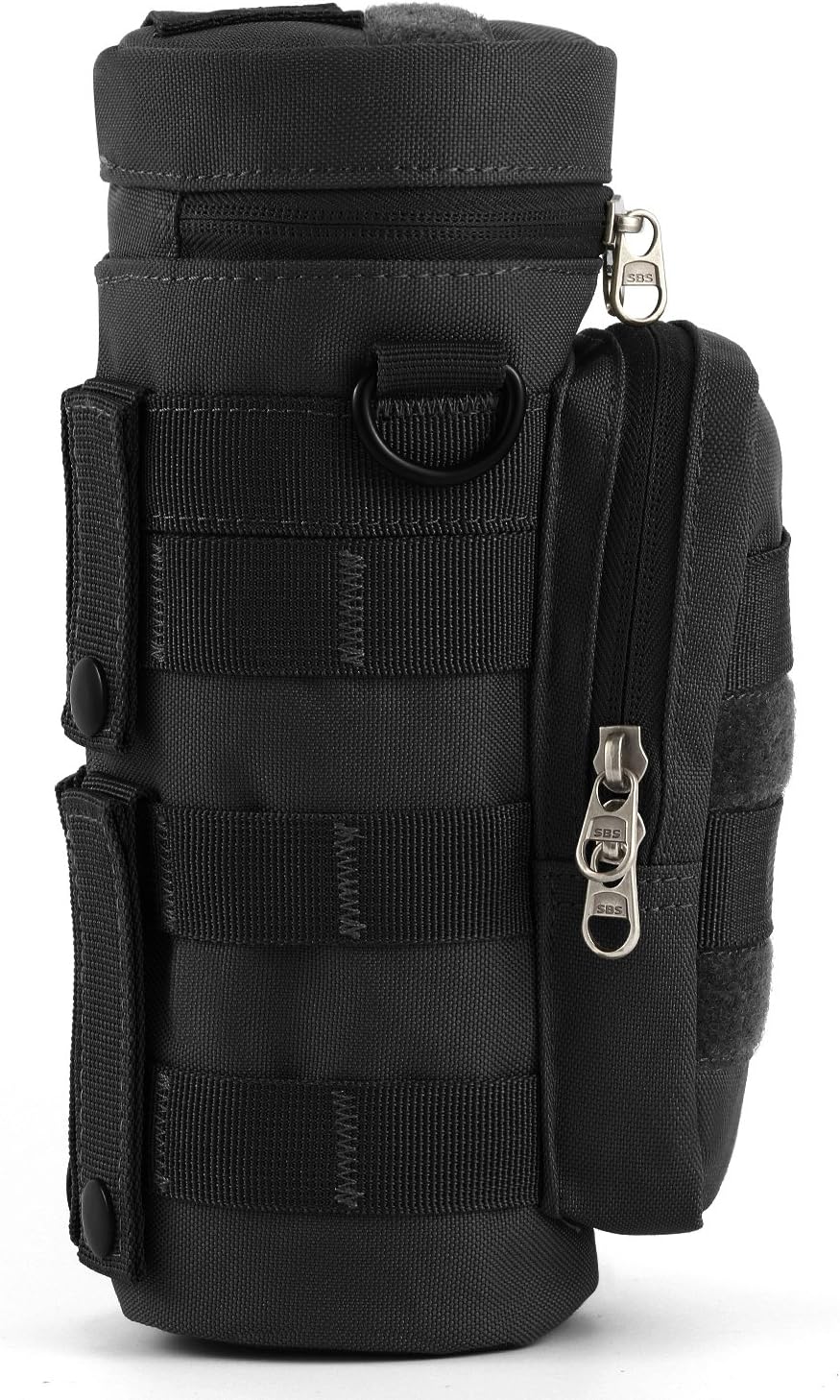 Gonex Tactical Molle Water Bottle Pouch H2O Hydration Carrier (Black)