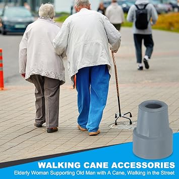 PATIKIL Quad Cane Tips, Walking Cane Accessories
