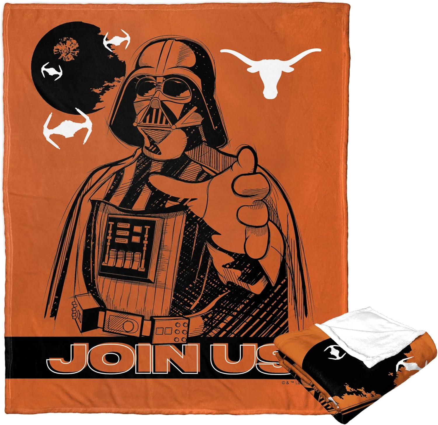 Northwest NCAA Unisex-Adult Silk Touch Throw Blanket