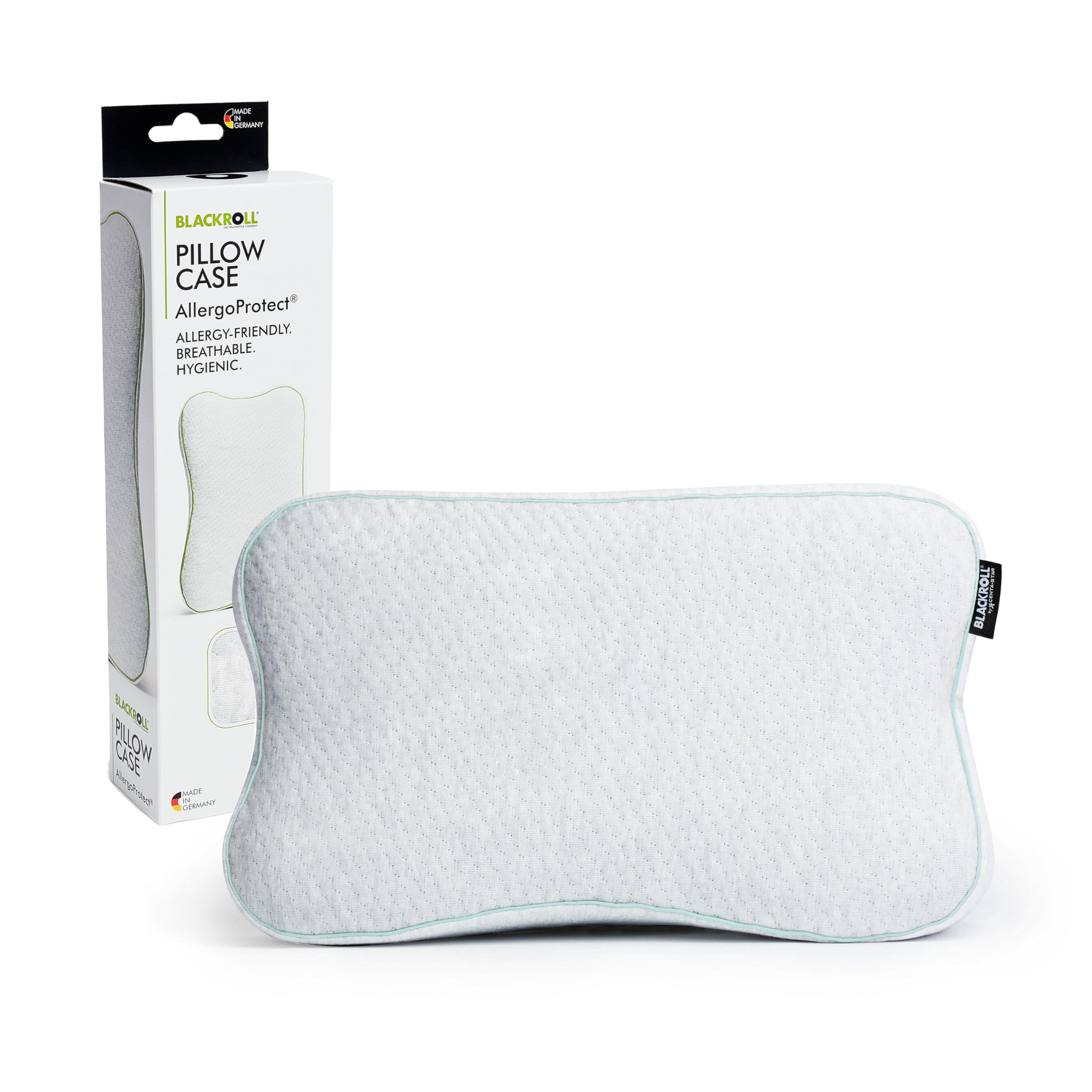BLACKROLL® Pillow Case AllergoProtect - Housse d'oreiller pour Personnes allergiques pour Le Recovery Pillow - Parfait Contre Ton allergie à la poussière de Maison