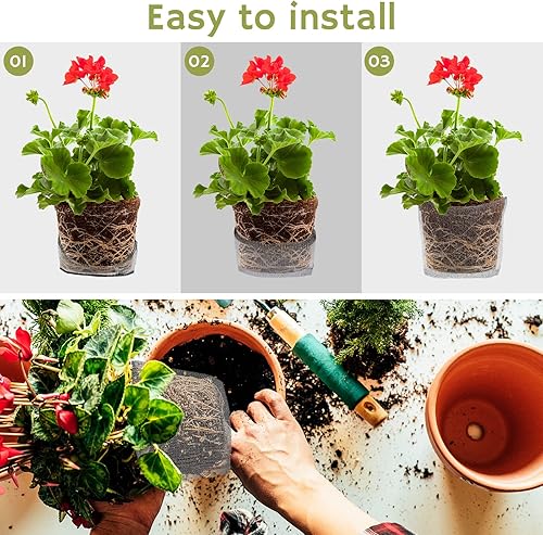 Miniatura 4 de 12 cestas de protección de raíces para plantas, canastilla y campañol de alambre para raíces de tope de acero inoxidable y malla para plantas de