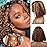 Fronbanis Ombre Curly Bob Wig Glueless Pre Plucked 5x5 HD Lace Wear And Go Closure Honey Blonde Short Deep Wave 4/27 Highlight Colored Wigs Human Hair for Black Women 180 Density 8 Inch