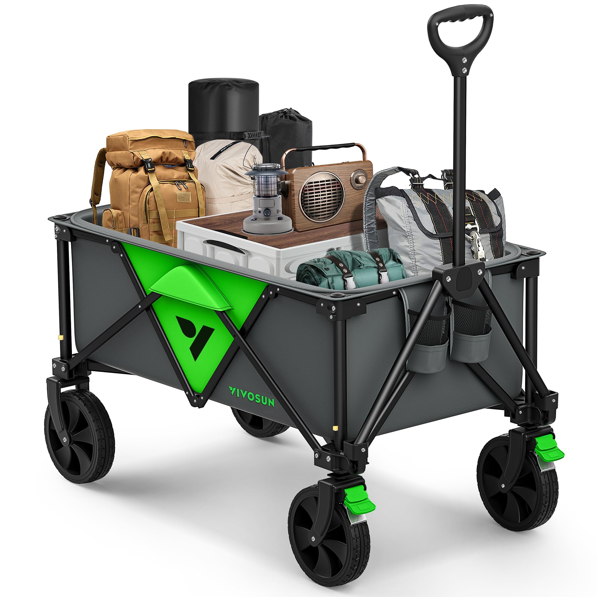 Amazon.com : VIVOSUN Collapsible Folding Wagon, Outdoor Utility
