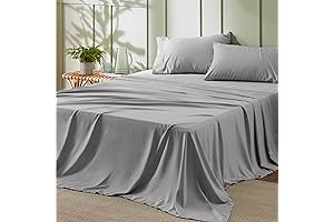 Milani Bed Sheets Queen Size Comfort, 4-Piece Soft Microfiber Sheet Set for Queen Bed