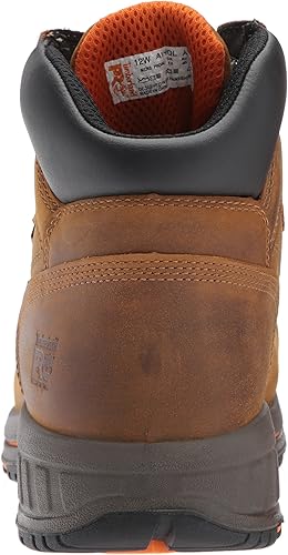 Miniatura 3 de Timberland PRO - Zapato Helix HD industrial y de construcción para hombre, impermeable, 6 pulgadas, punta compuesta, marrón, 9 Piel de grano
