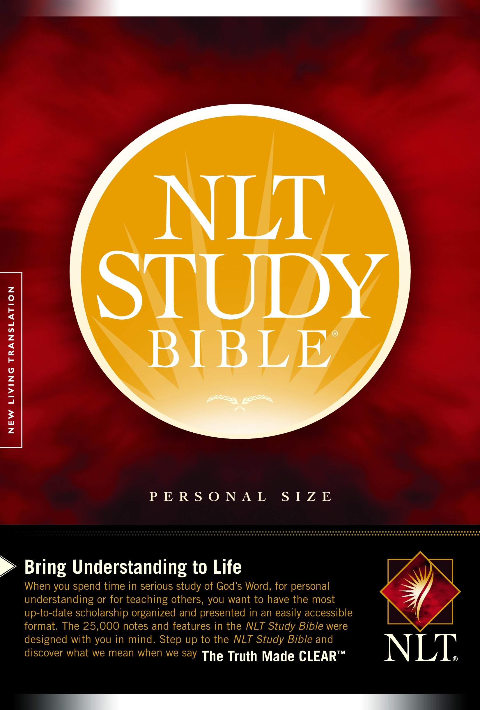 NLT Study Bible Personal Size Paperback – 1 Sept. 2010
