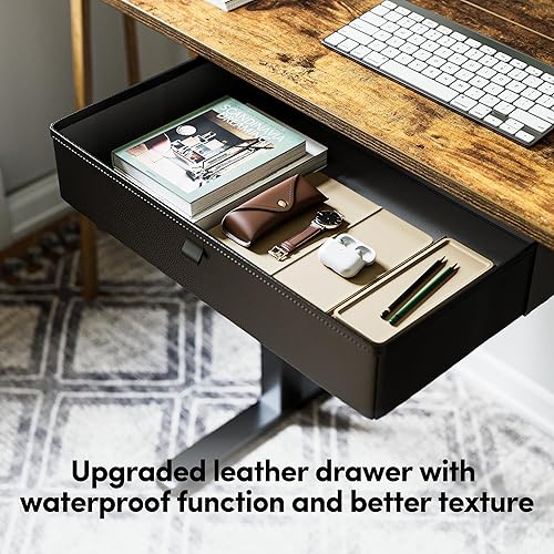 Miniatura 6 de BANTI Escritorio eléctrico de pie de 40 x 24 pulgadas con cajón, escritorio de altura ajustable, escritorio de oficina en casa, escritorio