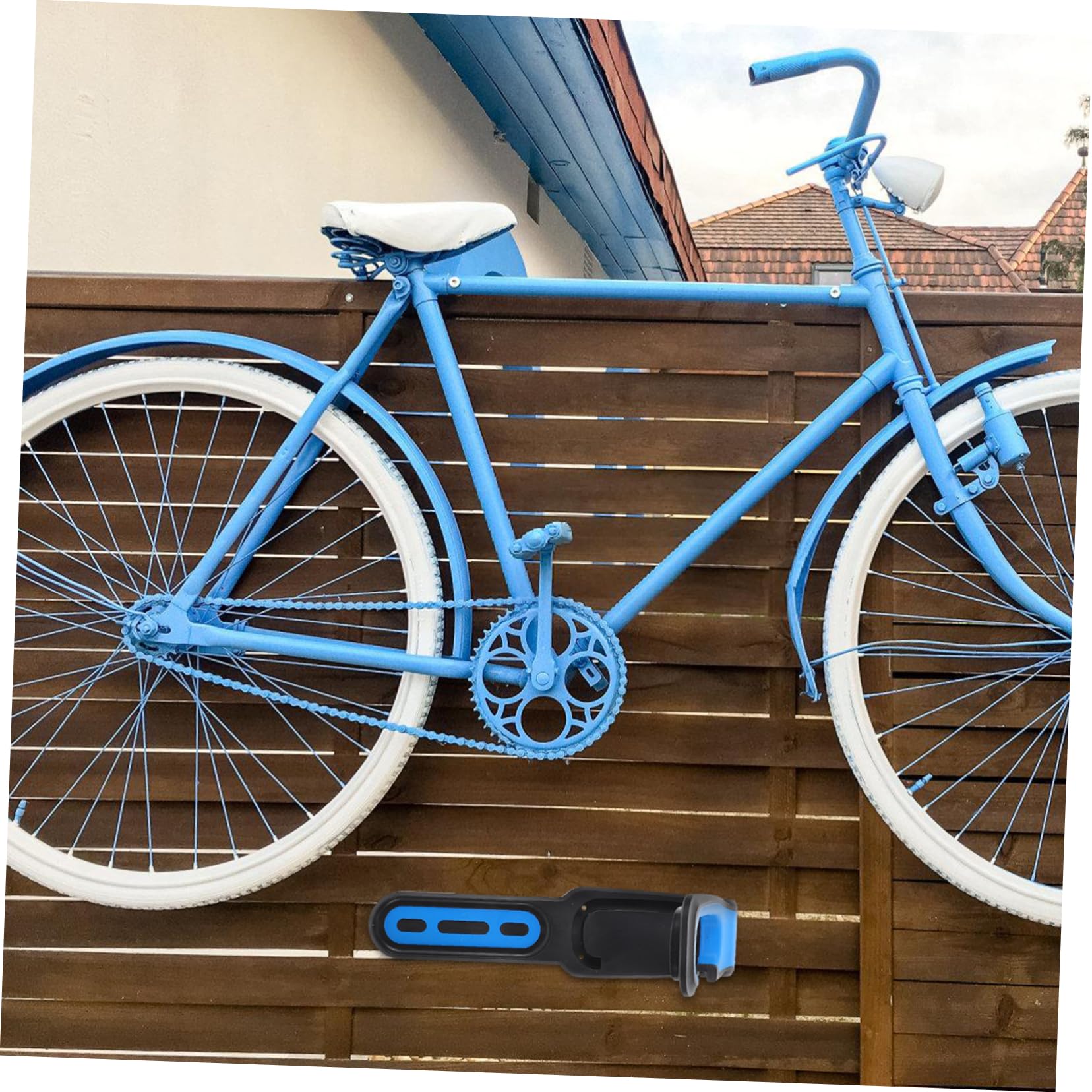 Hemobllo présentoir à vélo Cintre Porte vélo Suspendu Rangement Mural pour Porte-vélos Support vélo Mural Support vélo Vertical Support Mural Vertical pour vélo Plastique Noir