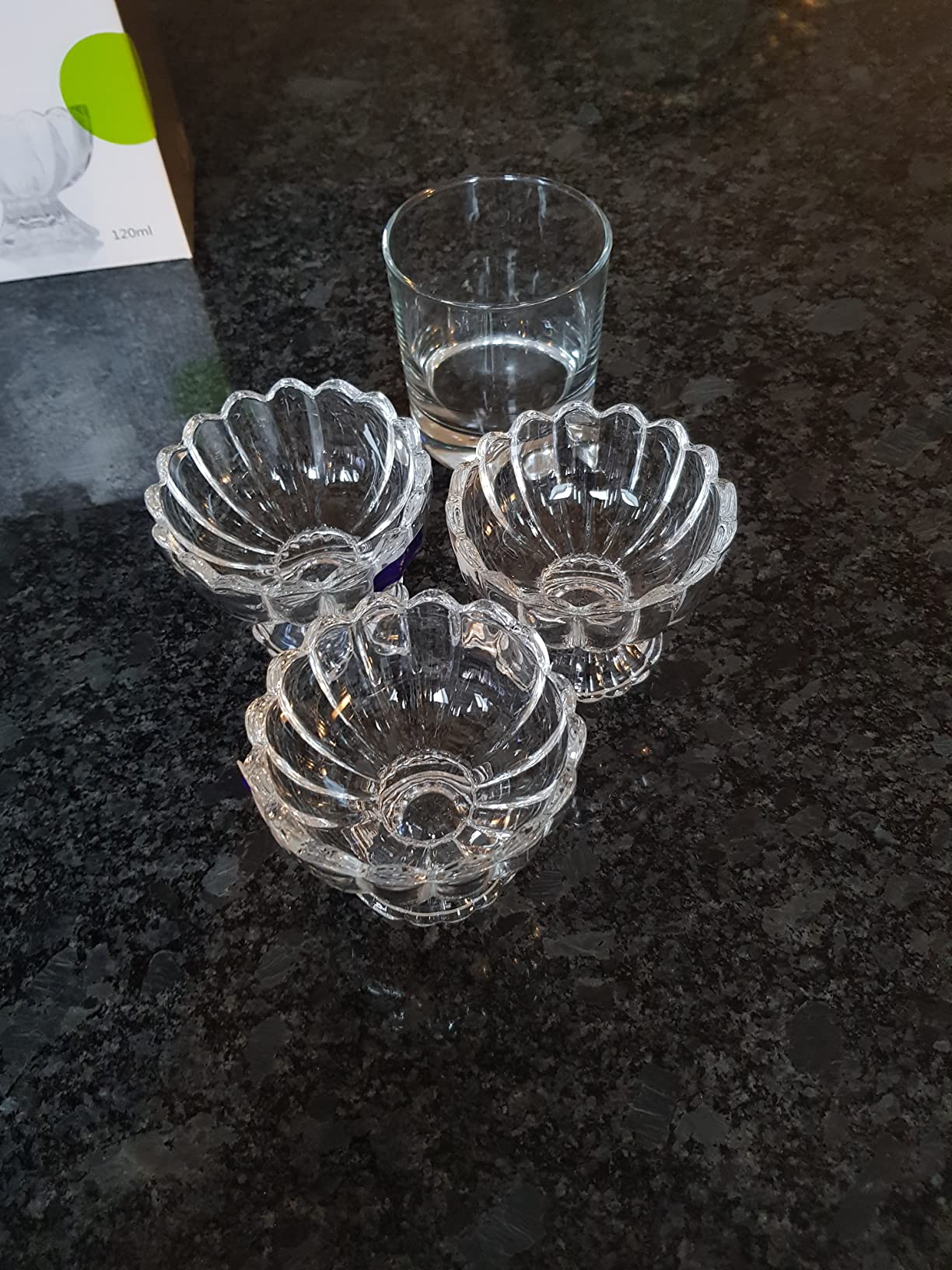 Qing Ping Guo GlassIce Cream Bowls Sundae Dessert Glasses Mini Glass