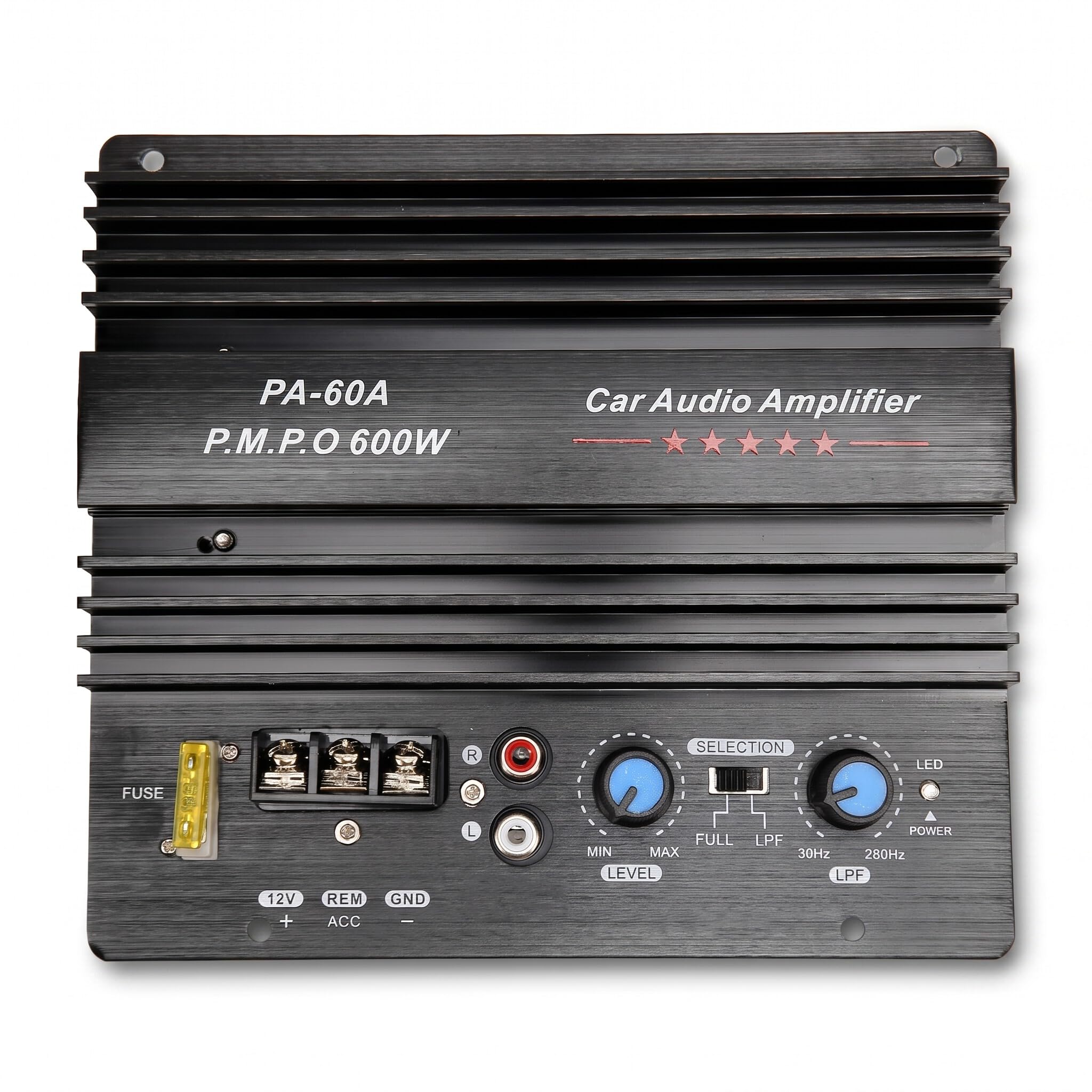 Placa Amplificadora de Potencia de Audio para Coche de 600W y 12V, Módulo de Amplificador Estéreo con Chip Integrado IC Dual, Placa Amplificadora de Potencia de Sonido para Coche
