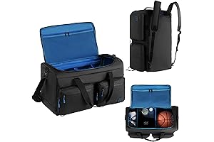 Four-Pair Travel Shoe Bag with Adjustable Compartments