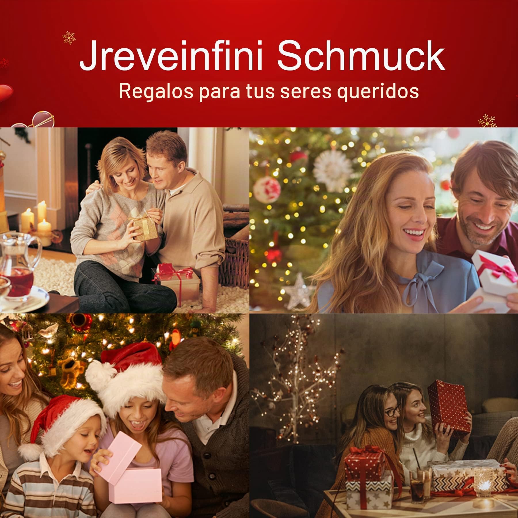 Jrêveinfini Collar Mujer Plata 925 con Circonita Brillante, Diseño de Nudo del Amor y Trébol de Cuatro Hojas, Collar Mujer Elegante para Regalo de San Valentín, Madre o Amiga
