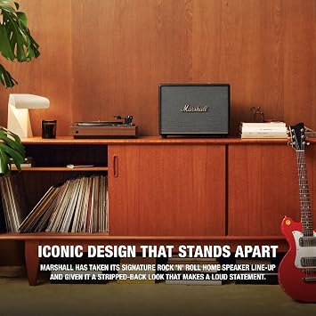 Marshall Stanmore III Bluetooth Wireless Speaker,Black & Woburn III Bluetooth Wireless Speaker,Black