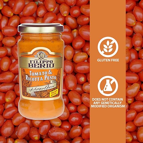 Miniatura 45 de Filippo Berio Pesto, Albahaca vegana, tarro de vidrio de 6.7 onzas