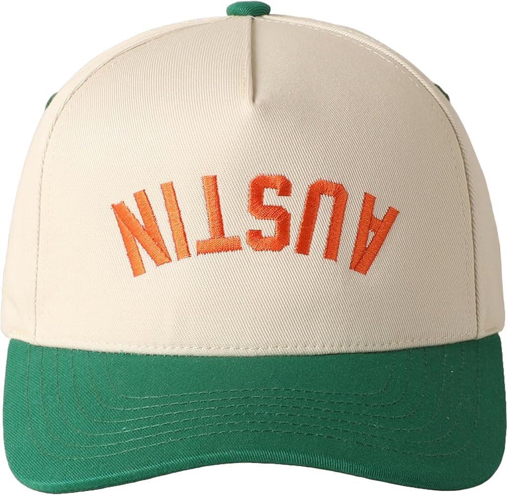 MIRMARU Two-Tone Vintage Canvas Trucker Hats for Men & Women