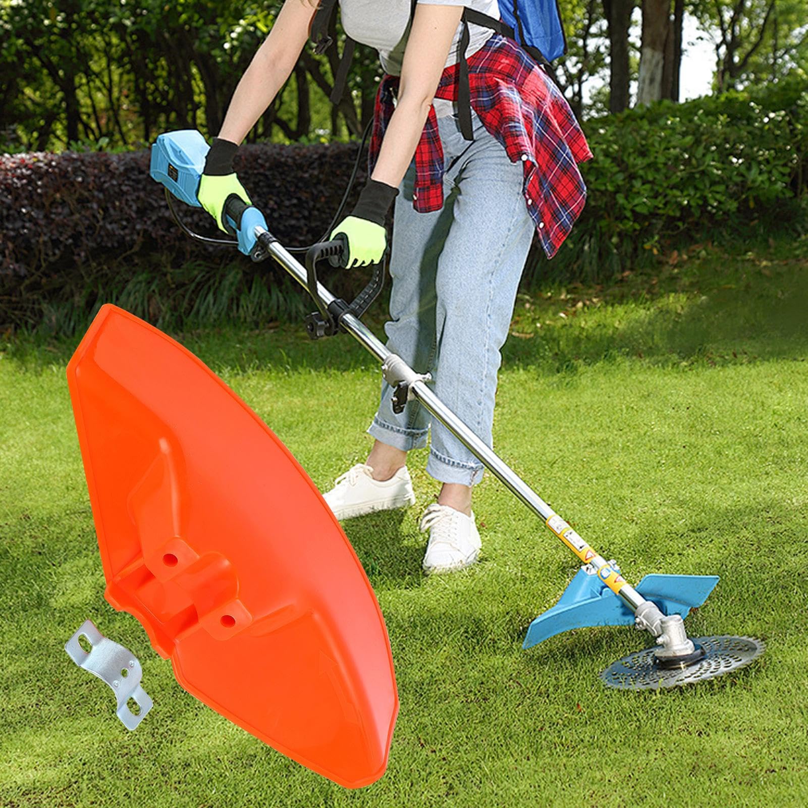 Protection de Débroussailleuse - Garde de Protection de Remplacement pour Tondeuse à Gazon - Pièce Protectrice Pour Tondeuse et Accessoire de Jardin Entretien Maintenance