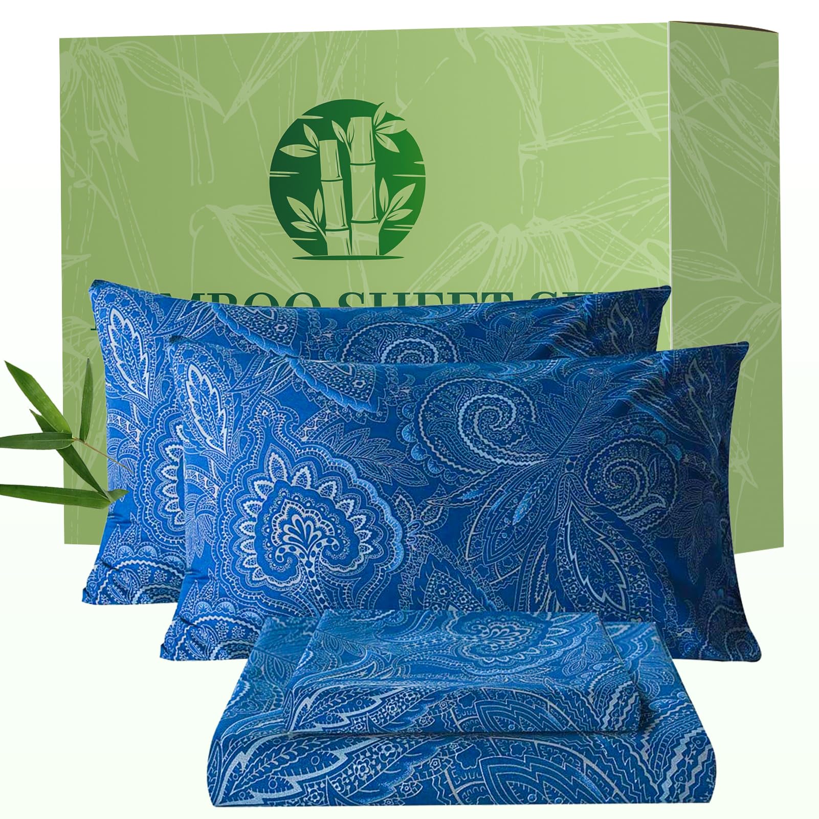 Bedlifes Queen Floral 4-Piece Sheet Set