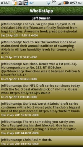 WhoDatApp - New Orleans Saints – vue 8