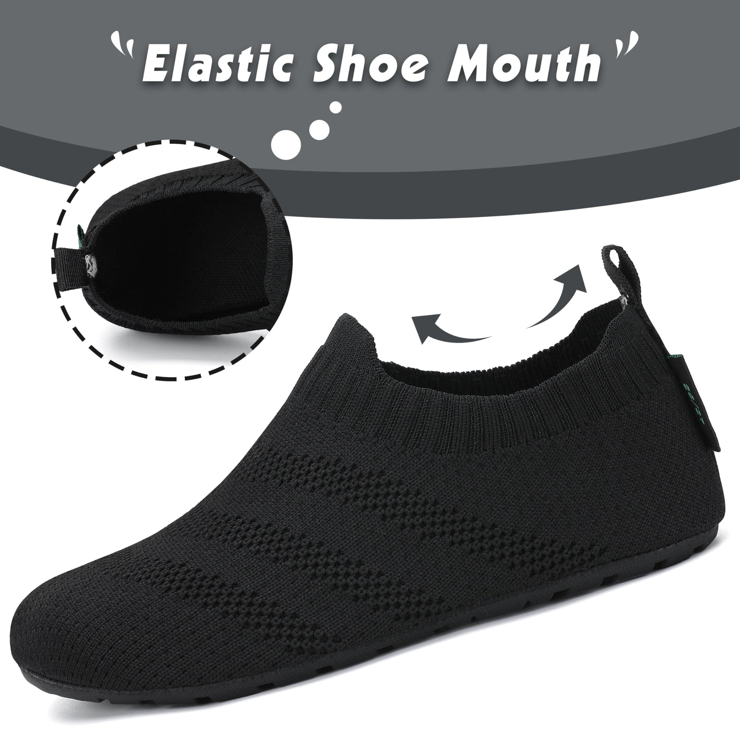 SAGUARO Pantoufles pour Garçons Antidérapante Respirant Chaussons de Fille Léger Chaussures Mixte Enfant GR.18-37 - 5