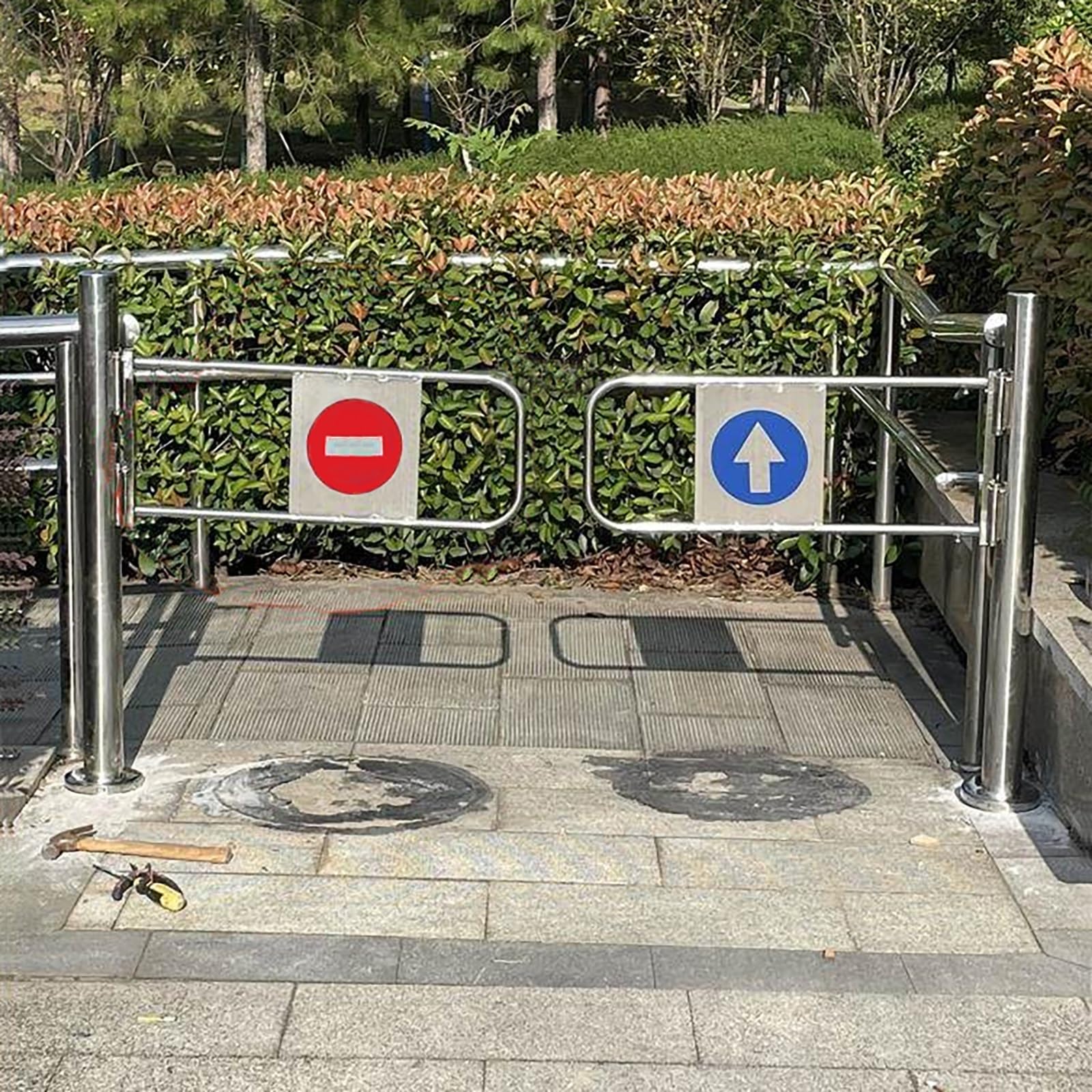 Porte À Fermeture Automatique Unidirectionnel,Porte De Sécurité À Ressort
