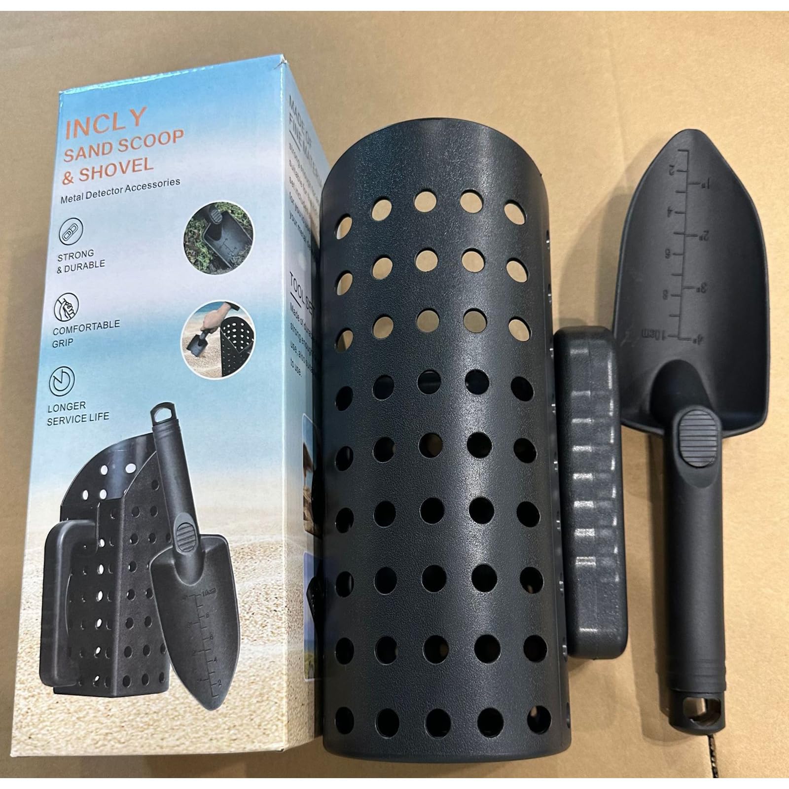 détecteur de métaux Set de pelles à Sable, Set de pelles pour la détection de métaux et Le Jardinage, Accessoires pour Creuser la Plage, pelles pour détecter Les métaux, Creuser sur la Plage