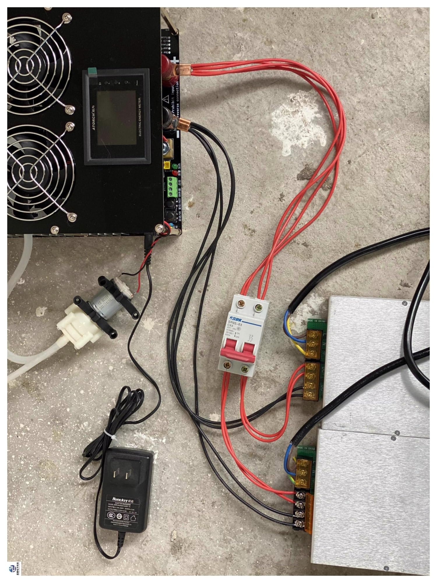Nagrzewnica indukcyjna, 5000W ZVS nagrzewnica indukcyjna nagrzewnica indukcyjna płytka drukowana maszyna grzewcza stopiony metal + cewka + pompa(Without crucible)